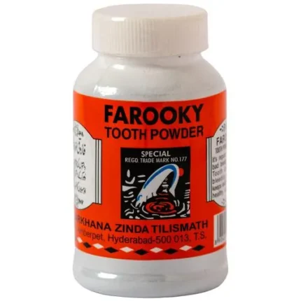 Farooky Tooth Powder – Herbal Dental Care Solution Image Title: Farooky Tooth Powder