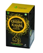 Pakiza Unani Golden Knight herbal supplement bottle for men's health and vitality.