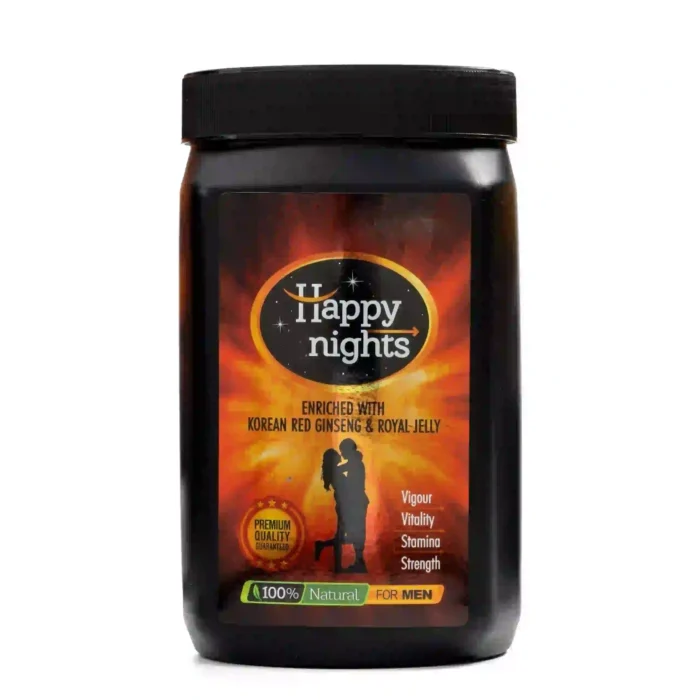 Happy Knights Prash – Bioqem Pharma 1 Happy Knights Prash by Bioqem Pharma, Ayurvedic herbal paste with Ashwagandha, Shilajit and Safed Musli