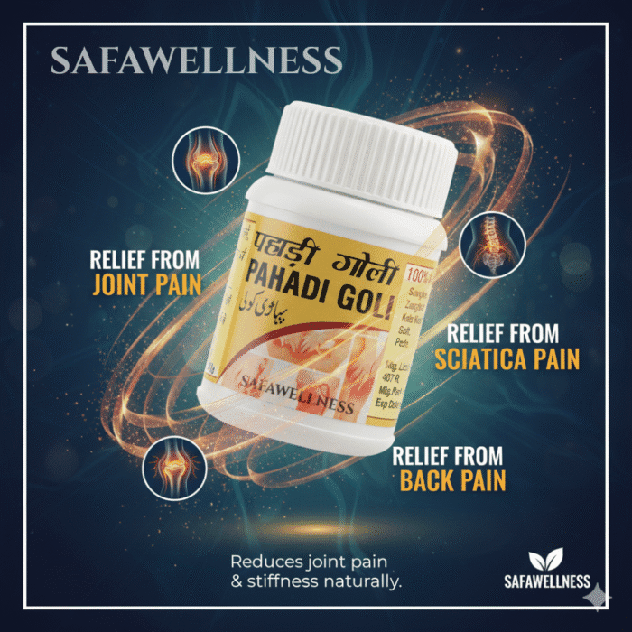 Pahadi Goli herbal joint pain medicine for knee pain, stiffness, and bone strength