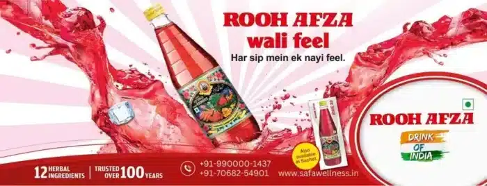 Refreshing Hamdard Rooh Afza Sharbat – Perfect Summer Drink Concentrate Banner