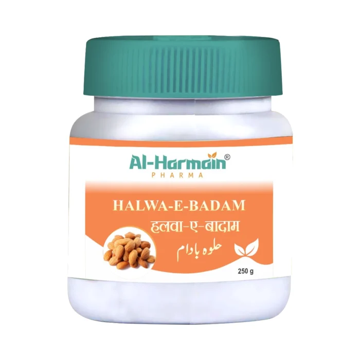 Al Harmain Pharma Halwa-E-Badam packed with nutritious almonds
