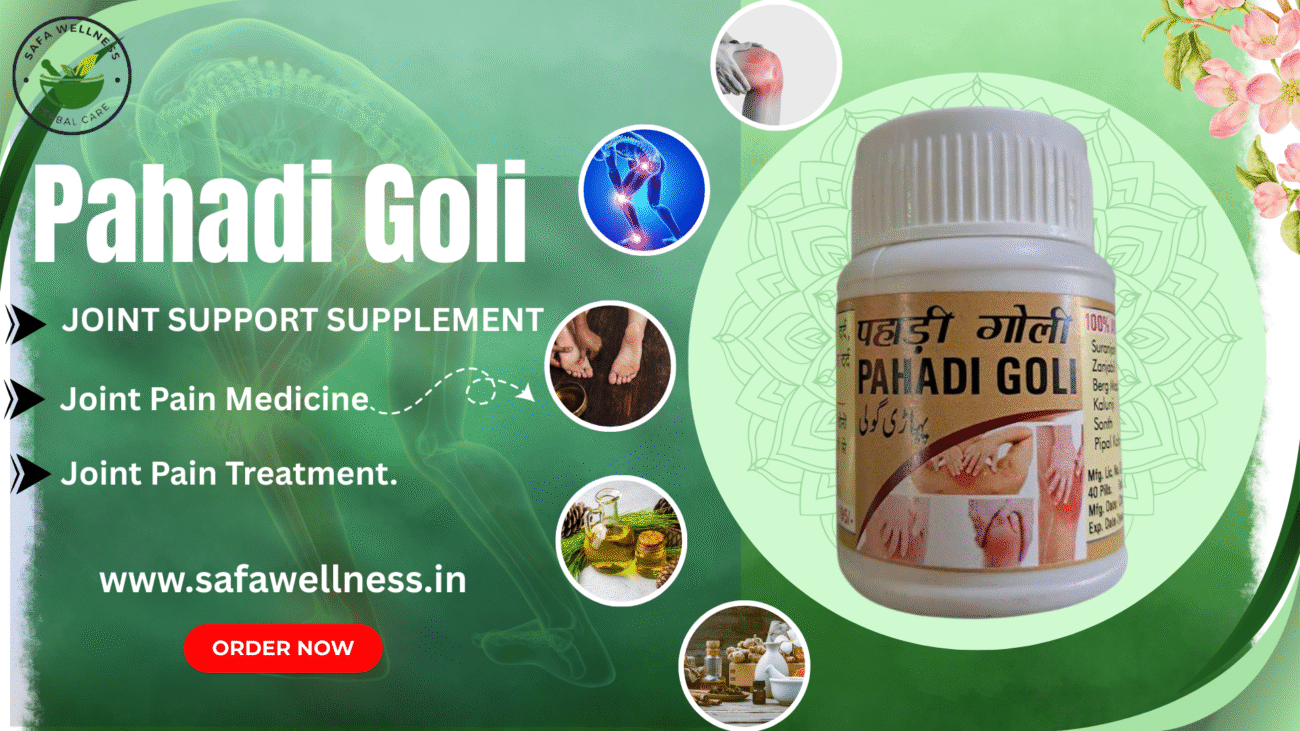 Joint Pain Medicine by Safawellness – Natural Ayurvedic Herbal Relief