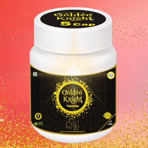 Pakiza Unani Golden Knight Capsule, herbal sex power tablet for men, natural stamina and vitality booster