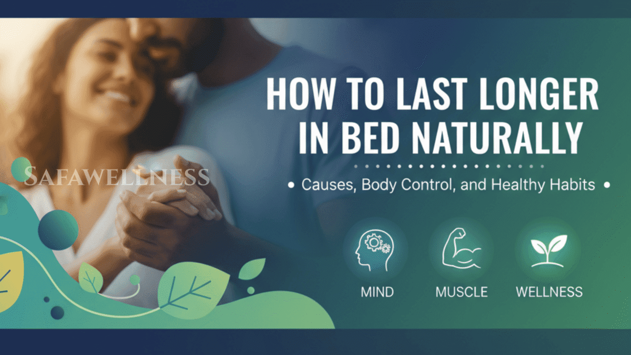 Man practicing breathing and relaxation techniques to learn how to last longer in bed naturally and reduce male sexual anxiety