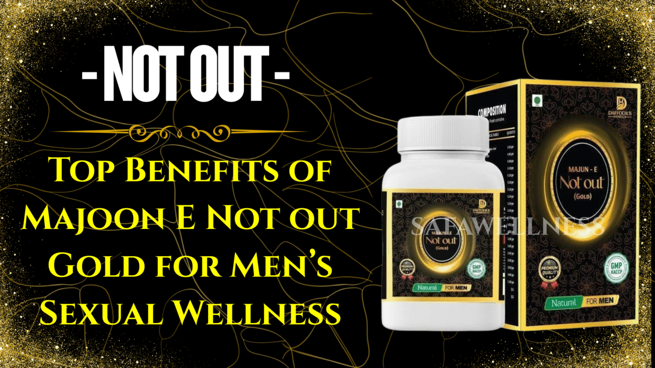 Majoon E Not Out Sex Stamina Booster, a 100% natural Ayurvedic and Unani medicine to enhance men’s stamina, libido, and sexual performance