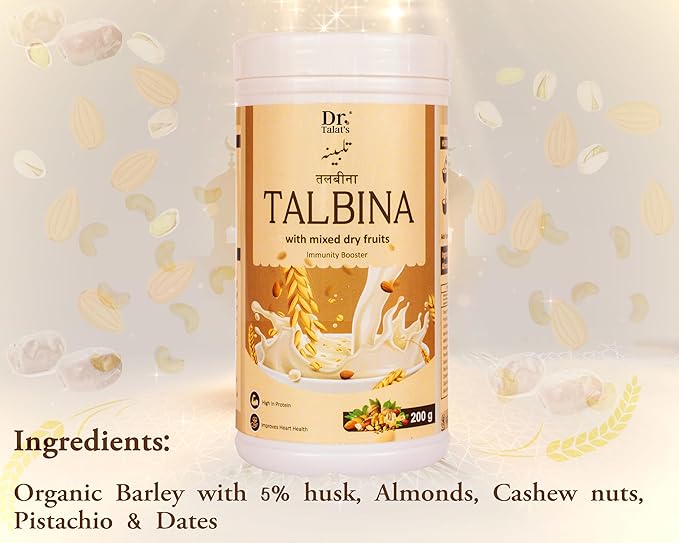 DR.TALAT'S Talbina With Mixed dry fruits 200g healthy barley and dry fruits immunity booster powder