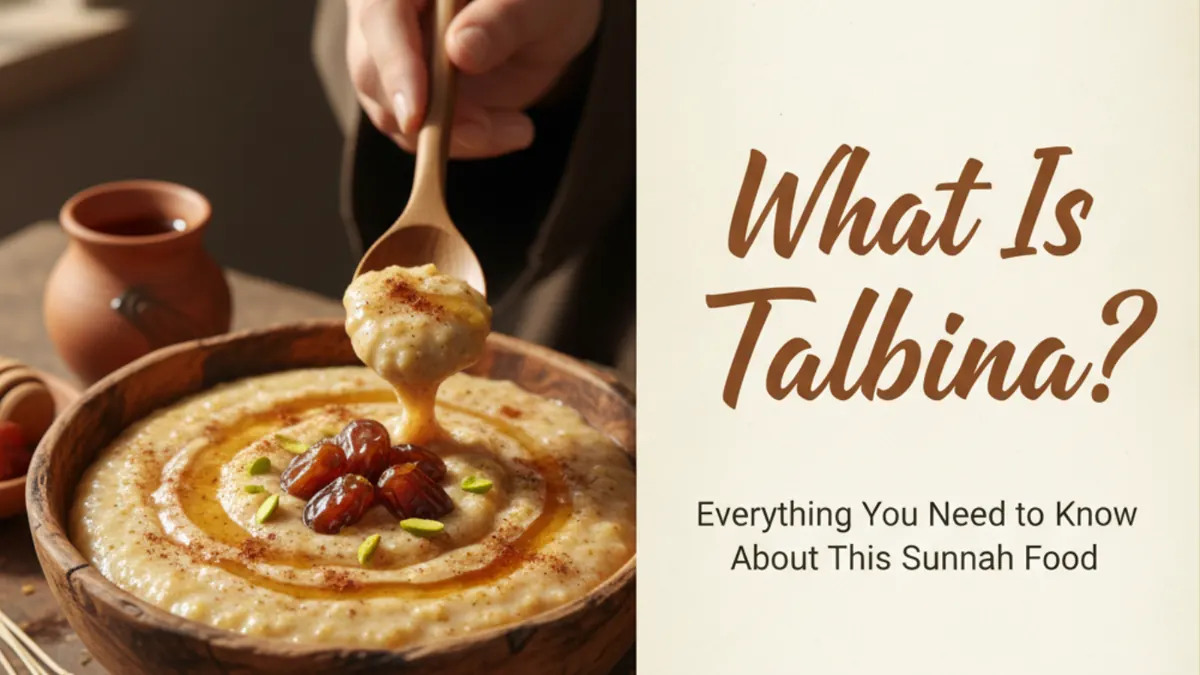 What Is Talbina – healthy barley porridge Sunnah food made with barley, milk, honey and mixed dry fruits