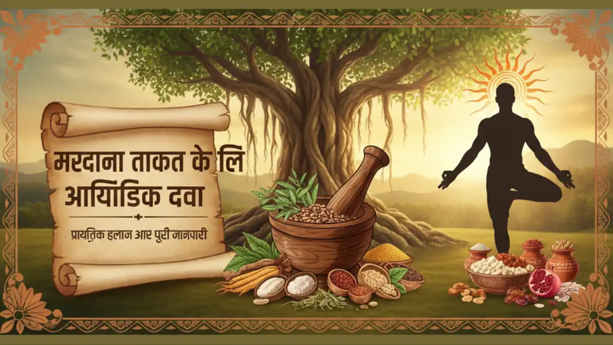 मर्दाना ताकत के लिए आयुर्वेदिक दवा – प्राकृतिक जड़ी-बूटियां, ताकत बढ़ाने के तरीके और हेल्दी लाइफस्टाइल टिप्स