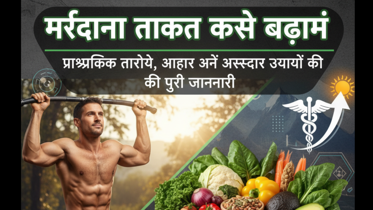 मर्दाना ताकत कैसे बढ़ाएं