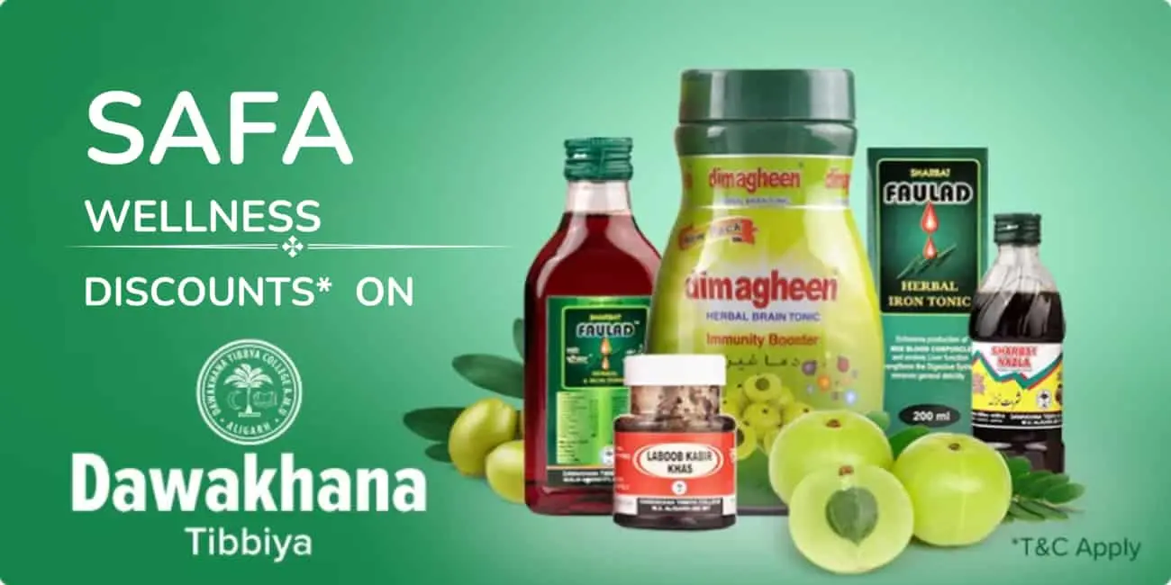 DTC Unani products available online at SafaWellness